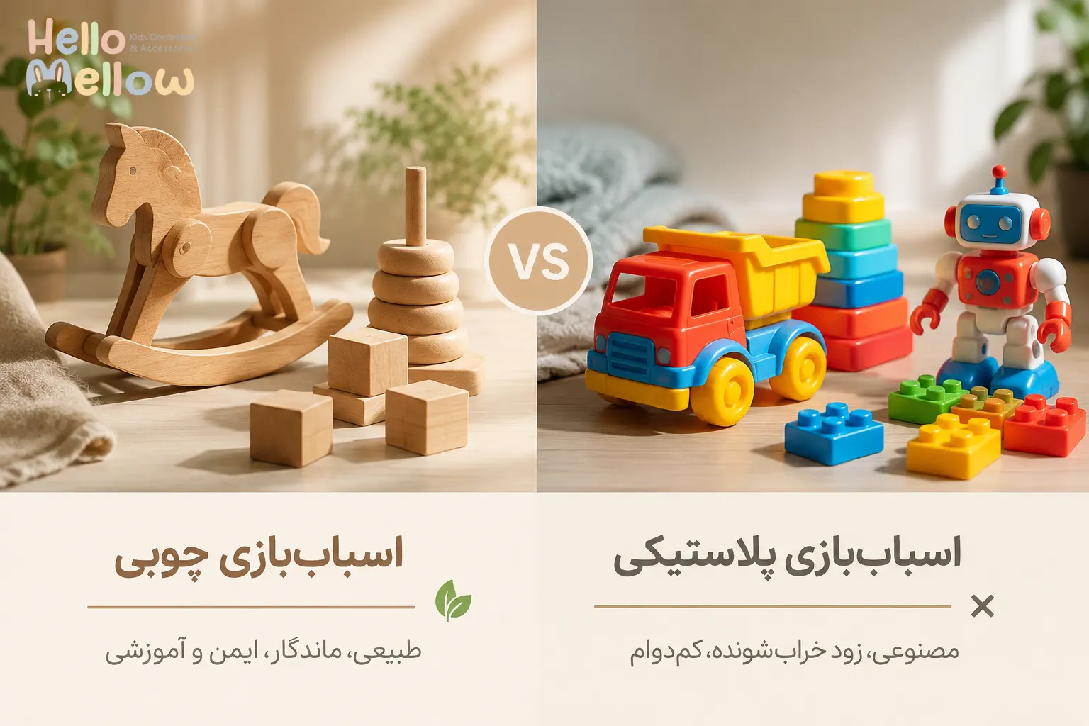 چرا اسباب‌بازی چوبی بهتر از اسباب‌بازی پلاستیکی است